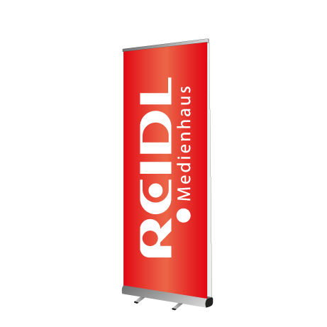 Roll-Up Double | B 85 cm x H 200 cm | beidseitig bedruckt